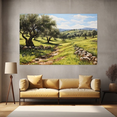 Olive Grove Painting